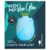 ROMP Rose Glow - stimulator de clitoris cu undă de aer (albastru)