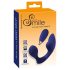 SMILE - vibrator albastru cu telecomandă pentru chiloți și anal