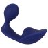 SMILE - vibrator albastru cu telecomandă pentru chiloți și anal