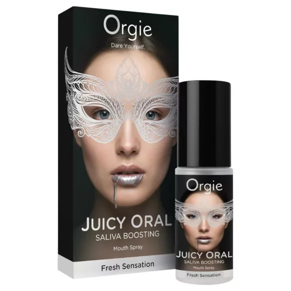 Orgie Juicy Oral - spray pentru intensificarea experienței sărutului și a sexului oral (15 ml)