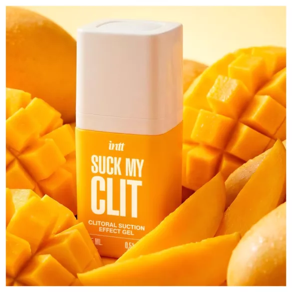Intt Suck My Clit - gel stimulent pentru clitoris pentru femei - mango (15 ml)