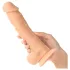 Willie City Luxe - dildo realist din silicon (culoarea pielii) - 23 cm