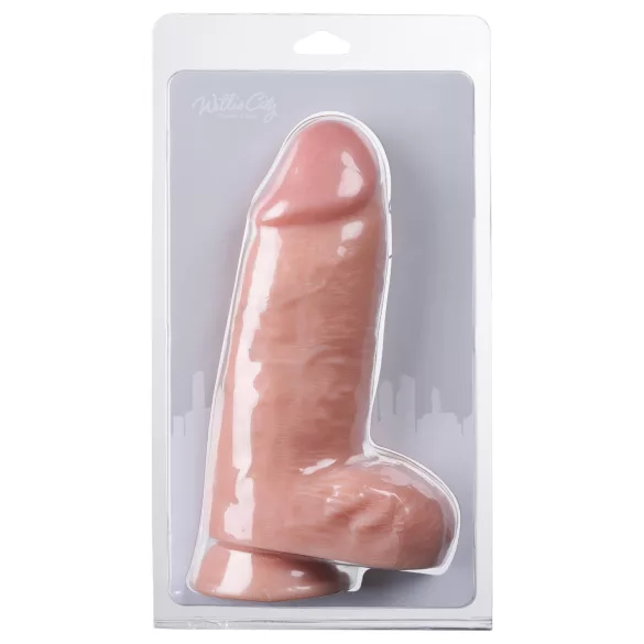 Willie City - dildo gros realist (culoare corporală) - 24,5 cm