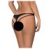 Obsessive Picantina - chiloți dama cu dublă bretea (negru) - L/XL