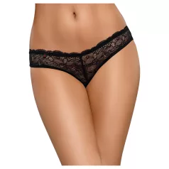   Obsessive Frivolla - chiloți dantelă picanți femei - negri - L/XL