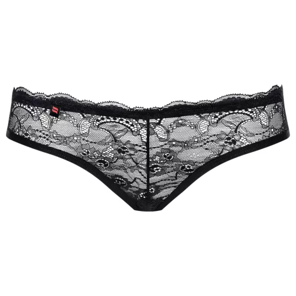 Obsessive Frivolla - chiloți dantelă picanți femei - negri - L/XL