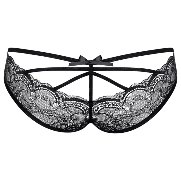 Obsessive Frivolla - chiloți dantelă picanți femei - negri - L/XL
