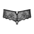 Obsessive - tanga deschis cu ștrasuri pentru femei - negru - L/XL
