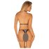 Obsessive Xenita – Set sutien model transparent (gri)