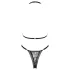 Obsessive Xenita – Set sutien model transparent (gri) - L/XL