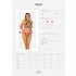 Obsessive Xenita – Set sutien model transparent (gri) - L/XL
