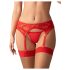 Obsessive - set lenjerie sexy cadou - 6 piese - roșu