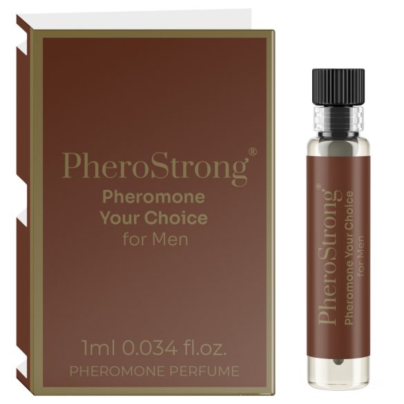 PheroStrong Alegerea Ta - Parfum cu feromoni pentru bărbați (1ml)