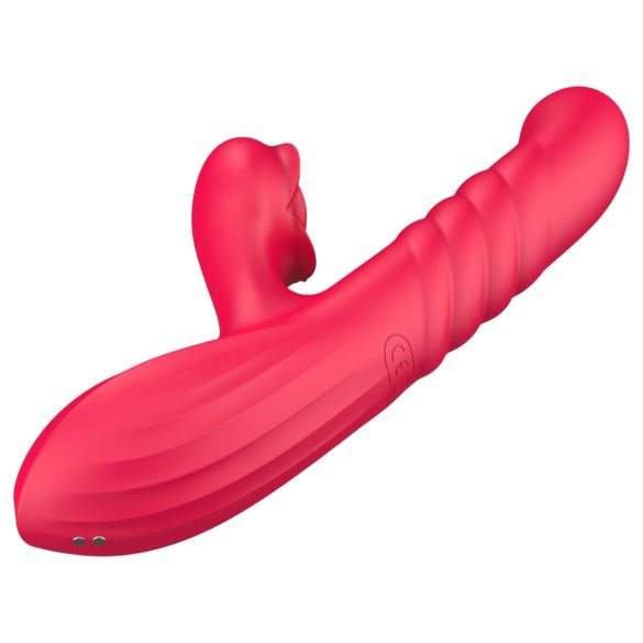 Sweet Play - Vibrator 2în1 pentru punct și clitoris (roz)
