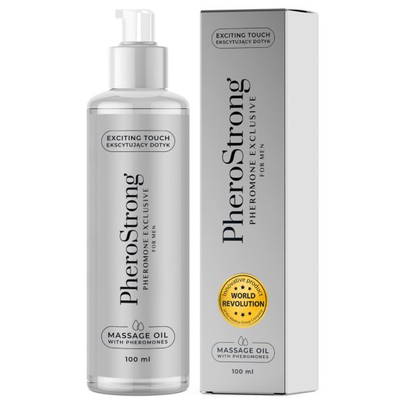 PheroStrong Exclusive - ulei de masaj pentru bărbați (100ml)