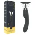 Erospace Sweet Play - vibrator 2în1 pentru stimularea clitorisului, cu limbă și funcție de aspirație (negru)