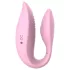 Sweet Play - Vibrator de cuplu controlat prin aplicație (roz)