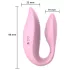 Sweet Play - Vibrator de cuplu controlat prin aplicație (roz)
