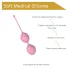 Sweet Play - bile vaginale dublu - silicon roz