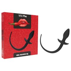 Wild Play - plug anal cu coadă (negru)