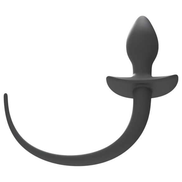 Wild Play - dop anal cu coadă - silicon negru
