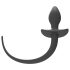 Wild Play - plug anal cu coadă (negru)