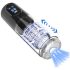 Men's Play - masturbator rotativ, vibrator cu aspirație (negru)