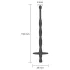 Men's Play - dilatator uretral silicon negru