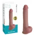 Erospace Natural Play - dildo din silicon 24 cm (culoarea pielii)