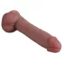 Erospace Natural Play - dildo din silicon 24 cm (culoarea pielii)