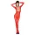 Passion BS031 - catsuit deschis - roșu - mărime S-L