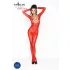 Passion BS031 - catsuit deschis - roșu - mărime S-L