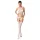 Passion BS047 - set neț deschis cu decupaj - alb - S-L