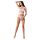 Passion - body sexy deschis cu decupaje - alb - S-L