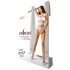 Passion - body sexy deschis cu decupaje - alb - S-L