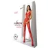 Passion - Catsuit transparent cu model mozaic, deschis - roșu - S-L