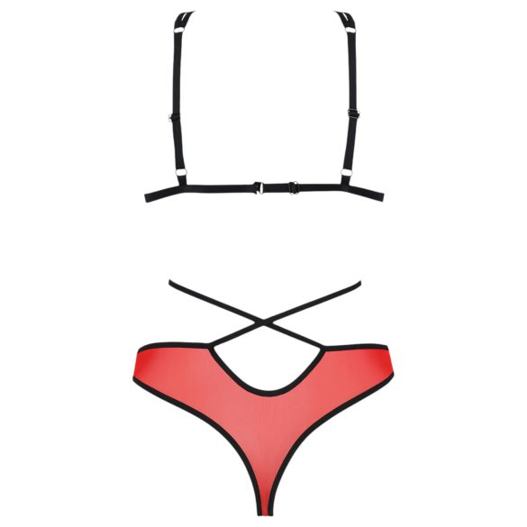 Set sutien Passion Peonia - roșu