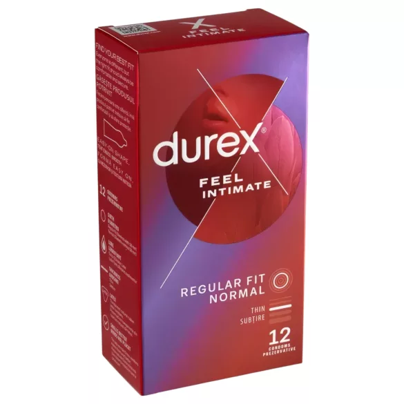 Durex Feel Intimate - prezervative subțiri - cutie 2x12 bucăți