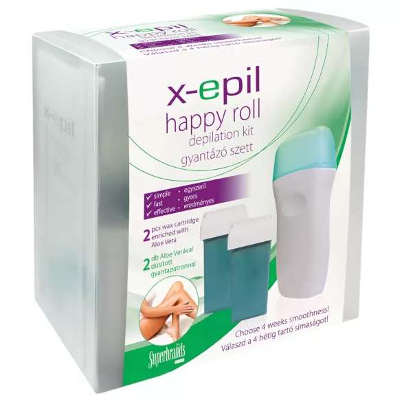 X-Epil - Set epilare cu ceară - kit complet