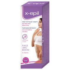 X-Epil - cremă depilatoare față/linie bikini - 40ml