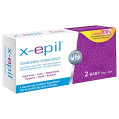 X-Epil - test de sarcină rapid - 2 bucăți