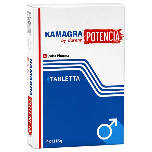 Kamagra by Carene Potencia - supliment alimentar sub formă de comprimate pentru bărbați - 4 buc.