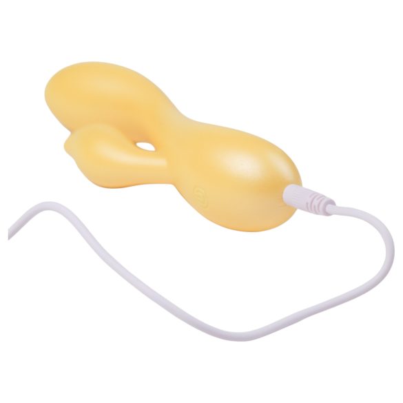 Desirel Desire Dew - vibrator inteligent cu braț pentru clitoris (galben)