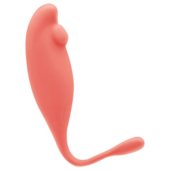 Eggs Series - ou vibrator pulsatoriu (roșu)