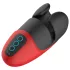Lena - masturbator vibrator-strângător (roșu)