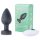 Desirel Easy Obsidian - vibrator anal cu baterie, radio (negru)