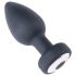 Desirel Easy Obsidian - vibrator anal cu baterie, radio (negru)