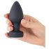 Desirel Easy Obsidian - vibrator anal cu baterie, radio (negru)