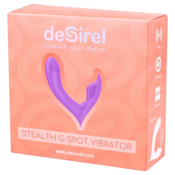 Desirel Insider - Vibrator punctul G și prostată - silicon mov