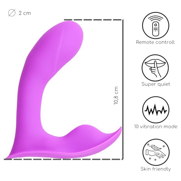 Desirel Insider - Vibrator punctul G și prostată - silicon mov